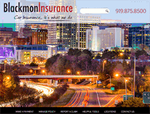 Tablet Screenshot of blackmoninsurance.com
